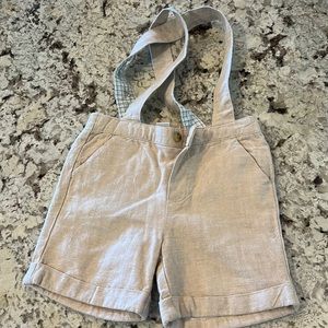 JANIE AND JACK shorts/suspenders